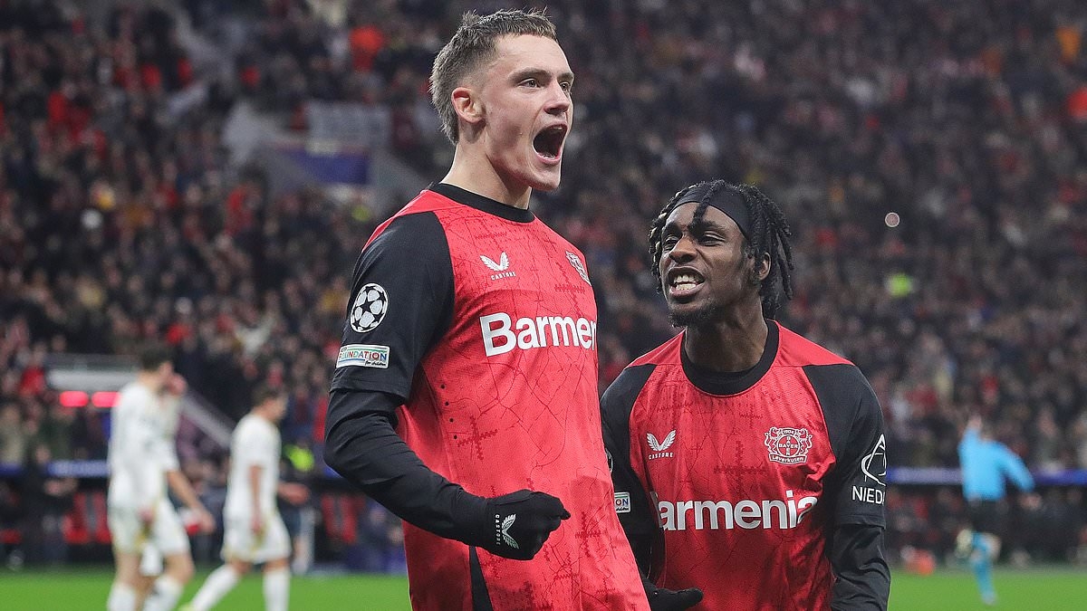 BREAKING NEWS Florian Wirtz 'completes the first part of his Liverpool medical' after jetting out to the UK ahead of £116MILLION record-breaking switch