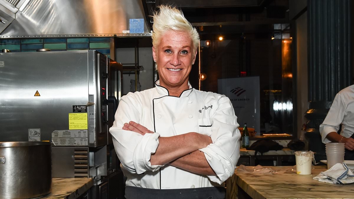 How tragic Anne Burrell ditched 'rock star chef life' to finally find love in her 50s before shock death