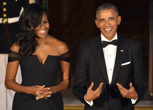 Michelle Obama jokes she's glad she didn't have a son: 'He'd be a Barack'