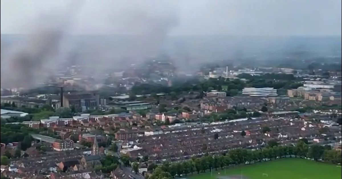 Massive blaze rips through Pets at Home as three people arrested