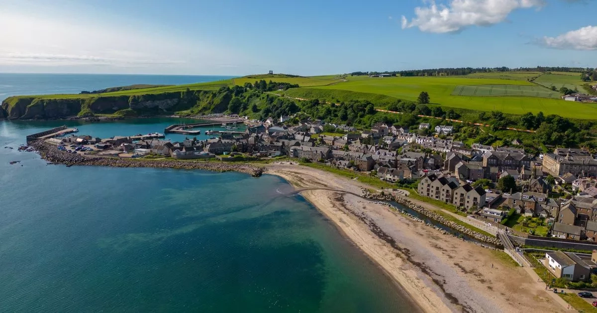Coastal Scottish town famous for iconic chip shops and birthplace of deep fried Mars bar