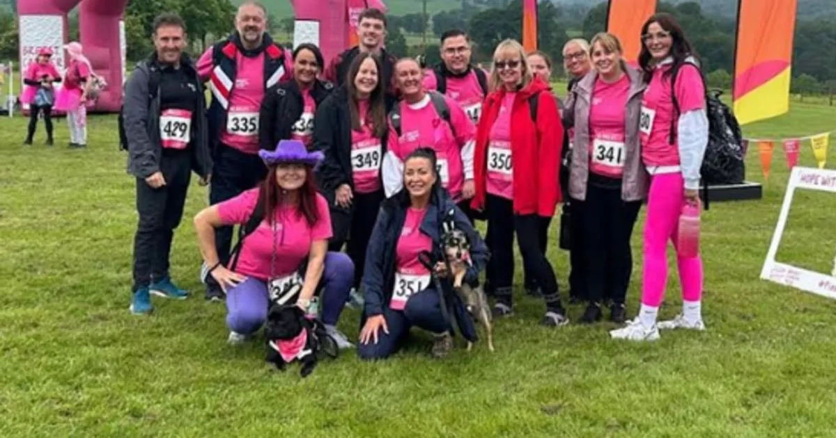 Lanarkshire tanning salon team complete challenge in memory of beloved colleague