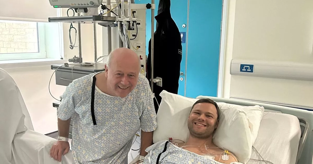 Scots dad donates kidney to give son 'second chance at life'