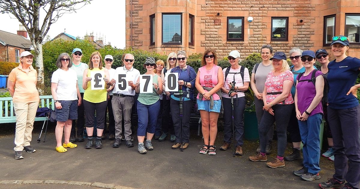 Walkers raise almost £600 for Ayrshire coastal path
