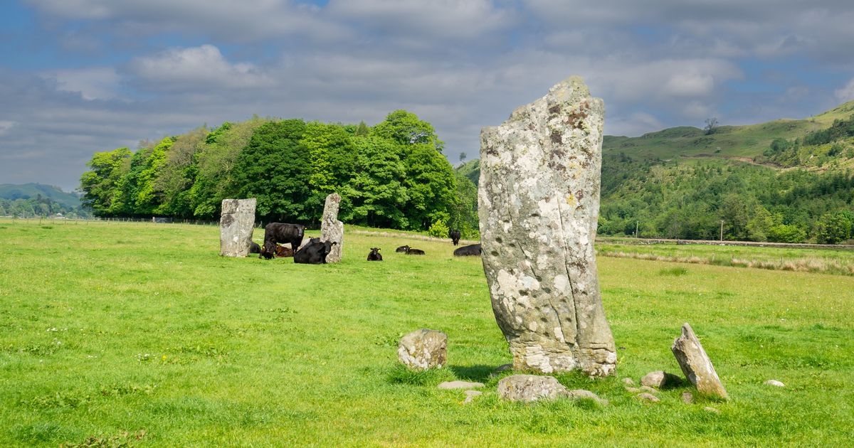 The Scottish glen with standing stones perfect to celebrate Summer Solstice this week