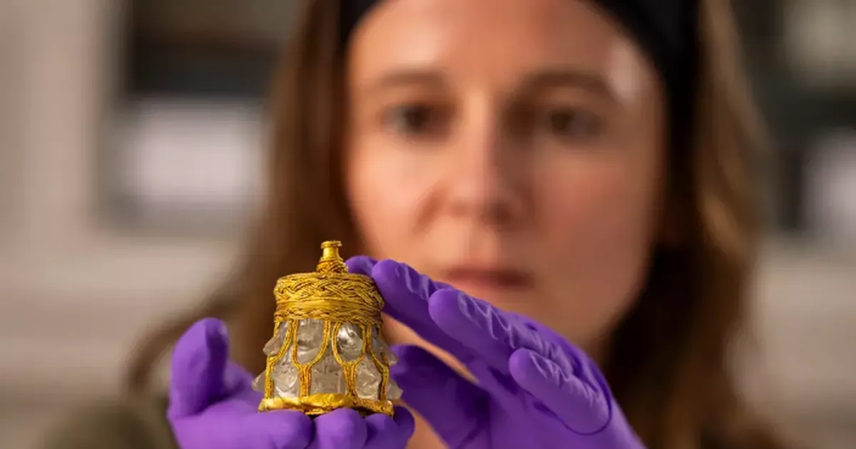 Viking-age jar found by metal detectorist in Scotland to go on display for first time