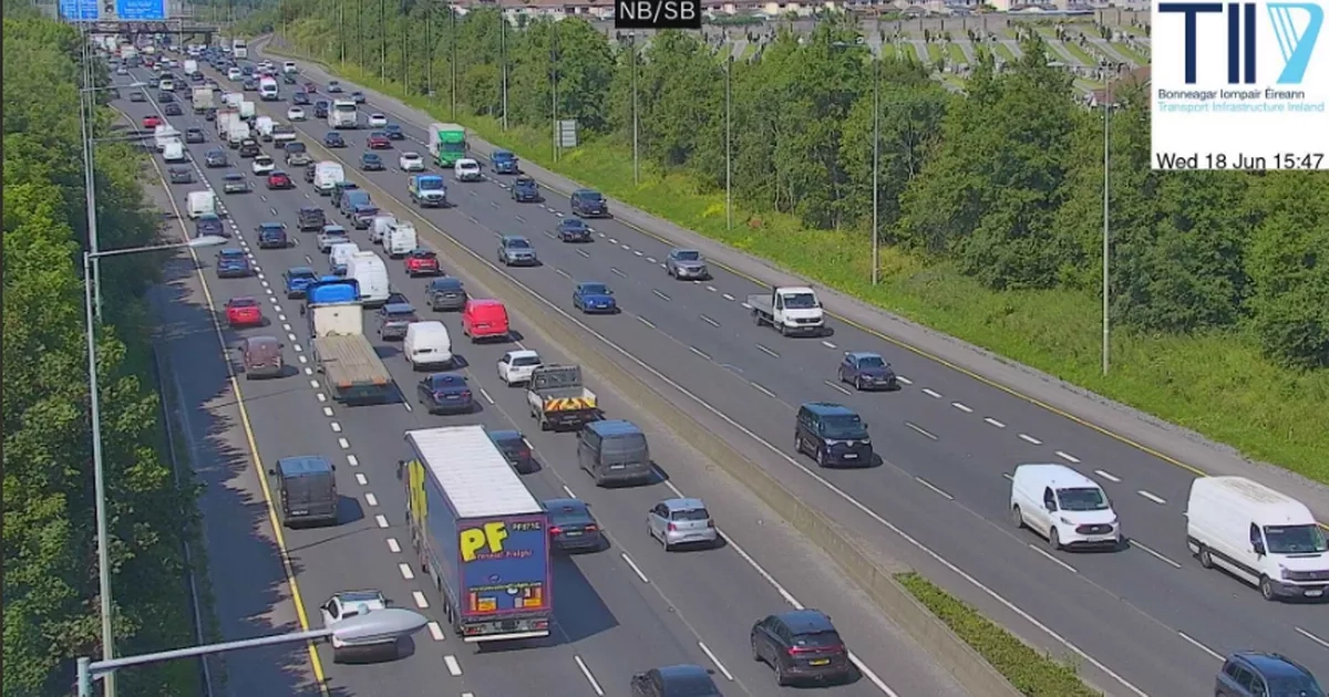 Dublin traffic LIVE: M50 motorists face delays in both directions