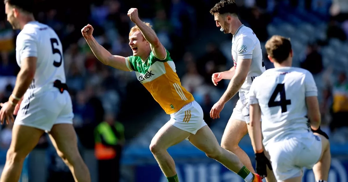 What time and TV channel is Kildare v Offaly on today in the Tailteann Cup?