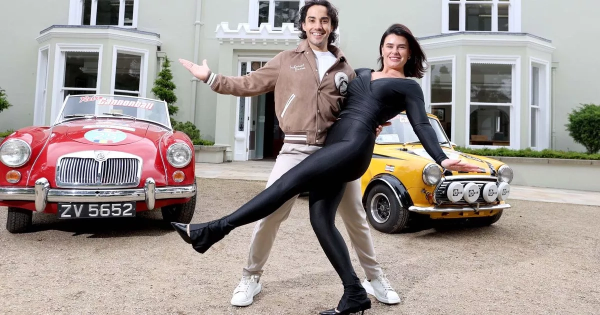 Karen Byrne and Jake Carter step out to launch this year's Retro Cannonball