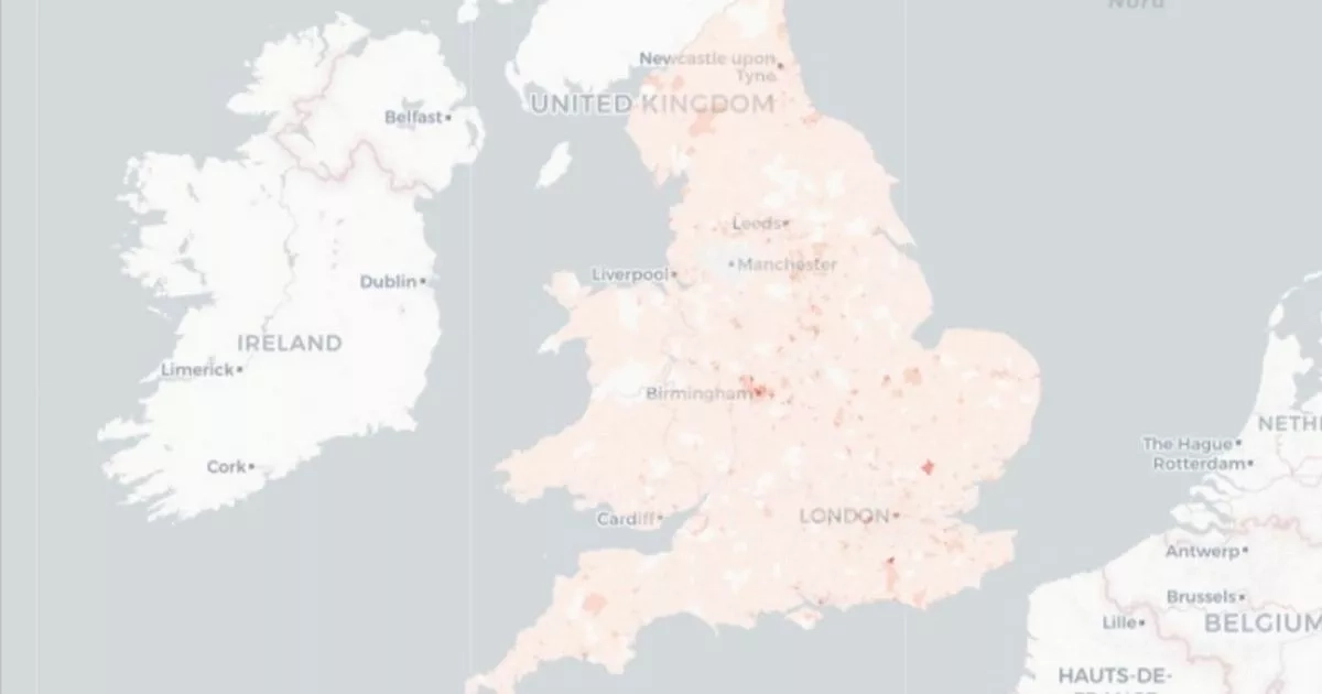 Interactive map shows where in country most people carry knives and guns
