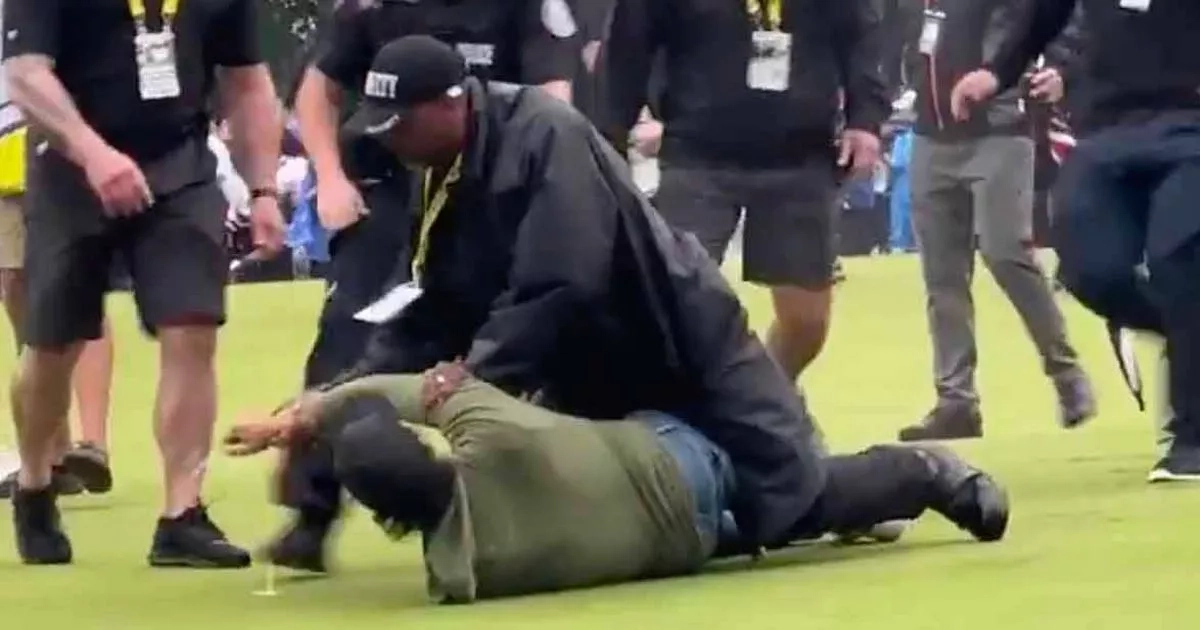 PGA Tour star tackled by security guard showed true colours with statement