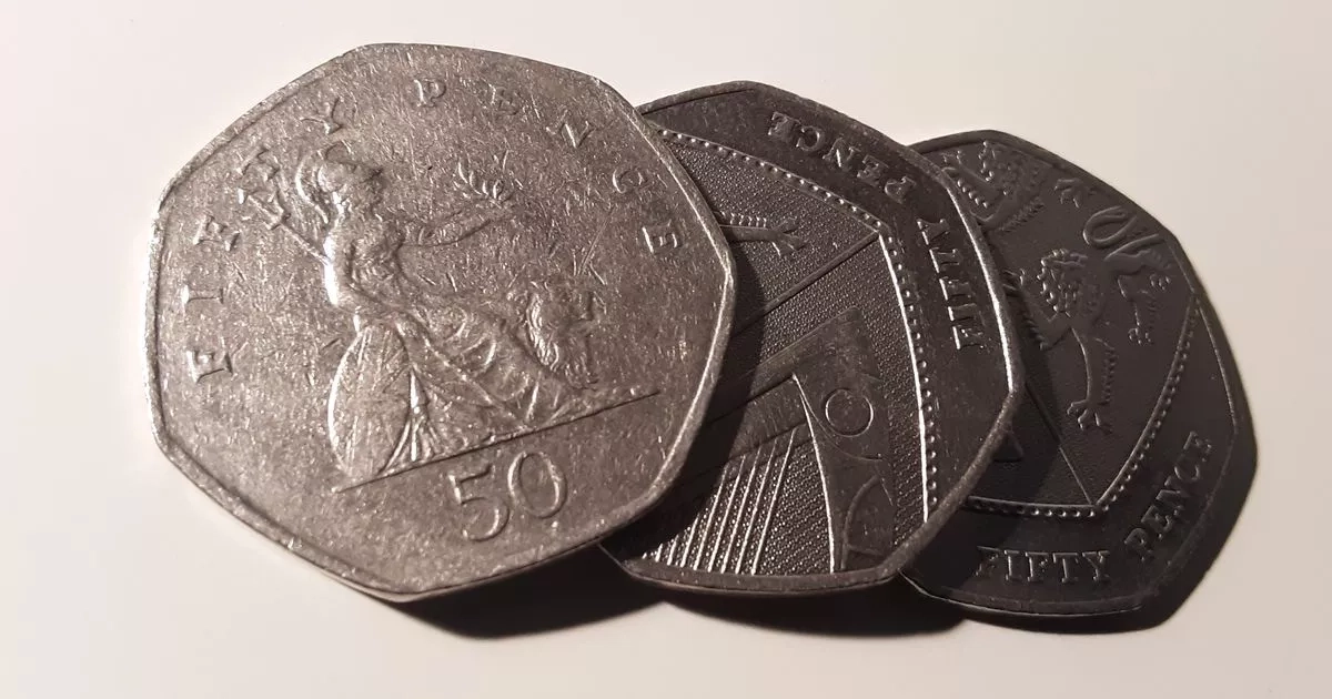 50p with unusual error making it worth 80 times its face value