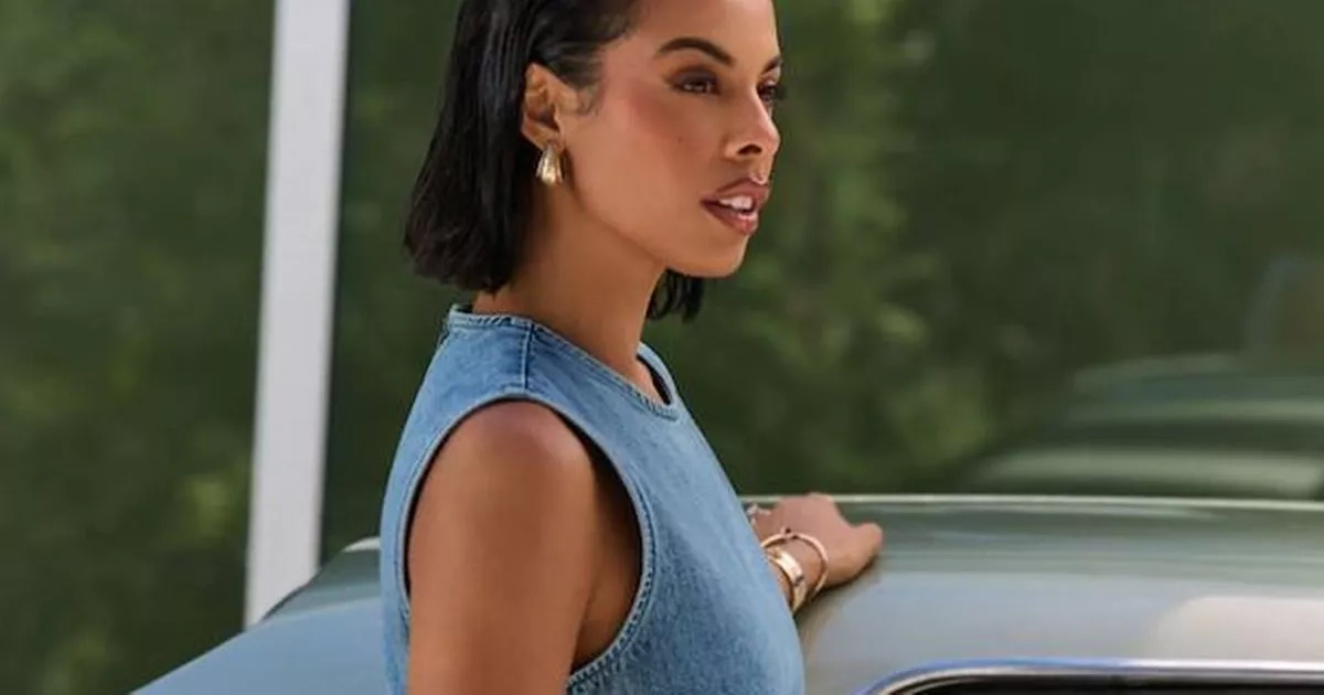 Rochelle Humes' new denim dress from Next has shoppers swooning