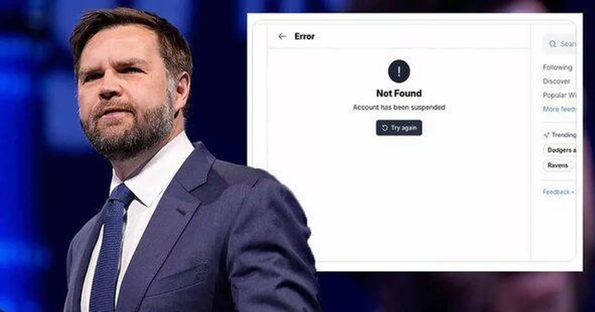 VP JD Vance's new Bluesky account 'suspended' just 10 minutes after launch