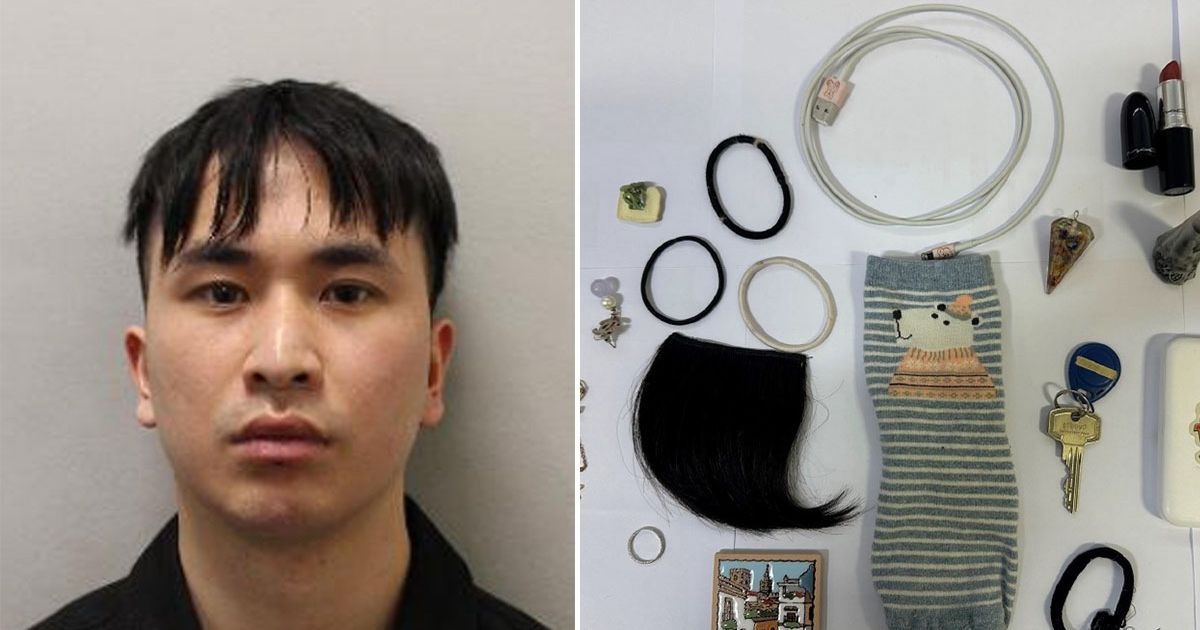 Student's sick trophies after raping 10 women - polar bear sock and hair