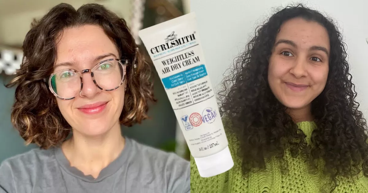 Two beauty writers tried Curlsmith's viral leave in cream