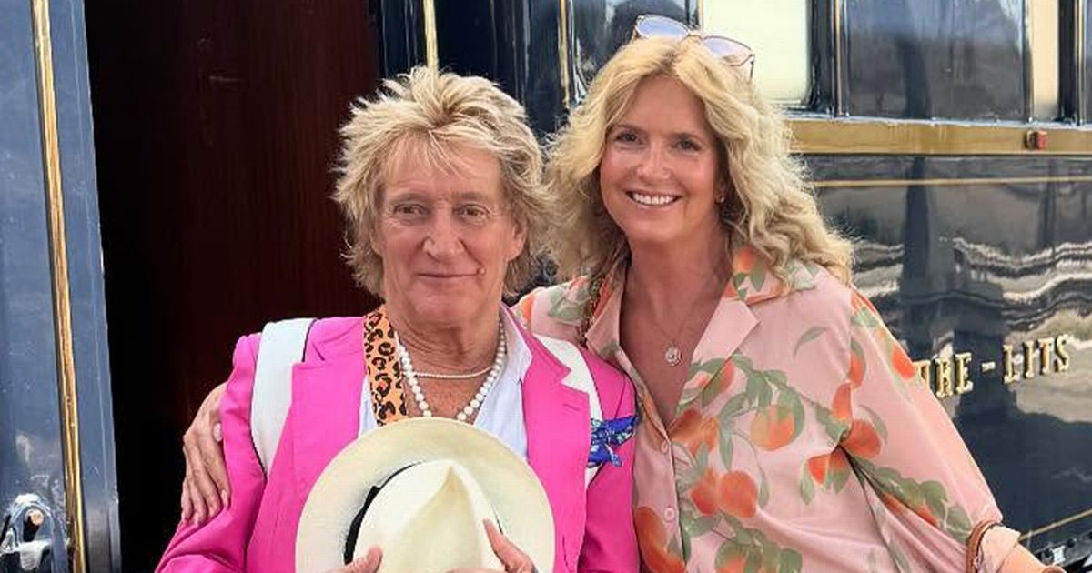 Penny Lancaster and Rod Stewart in loved-up photos from lavish anniversary trip