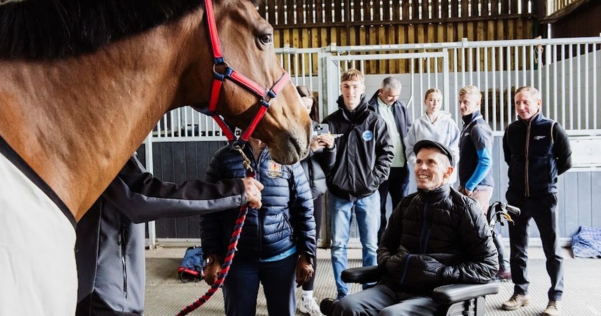 Paralysed jockey details the ‘glimmer of light' that has given him hope