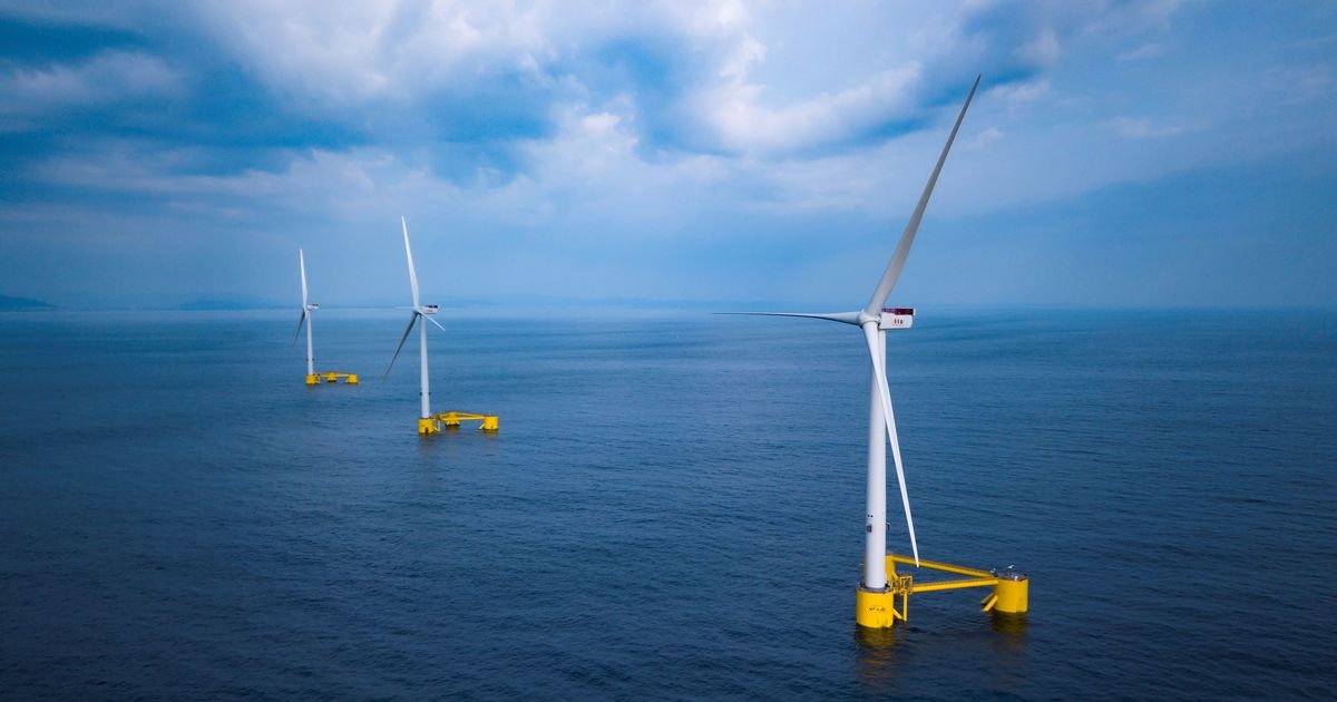 Huge Welsh floating windfarm with turbines as tall as London's The Shard takes massive step forward