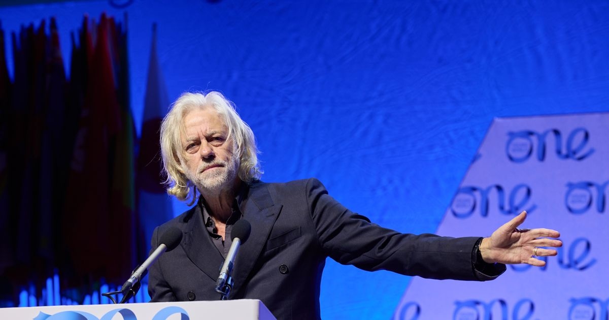 Bob Geldof blasts 'sociopathic loser' Elon Musk in fiery rant at Live Aid musical