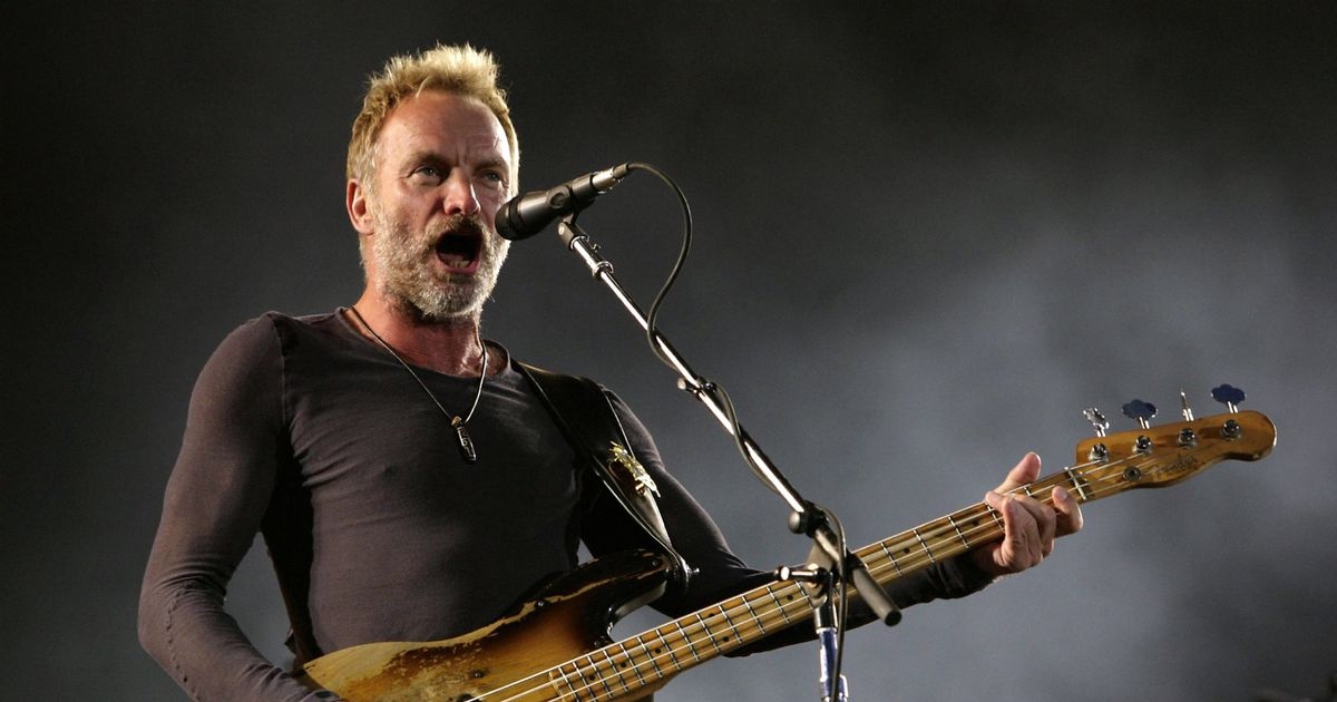 Crowds sing along in sun as Sting set to headline Isle of Wight Festival