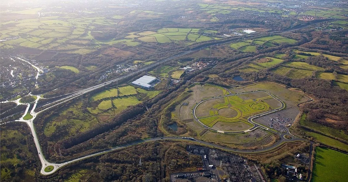 There were supposed to be 800 homes, shops and a school off this M4 junction but there's nothing