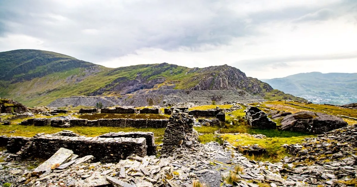 The haunting Welsh valley hiding abandoned slate mines, huge tunnels and a village lost to time