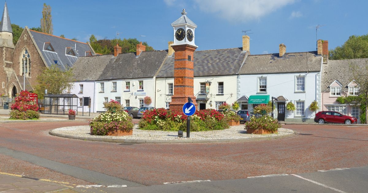 The pretty town which is nearly always the hottest place in Wales