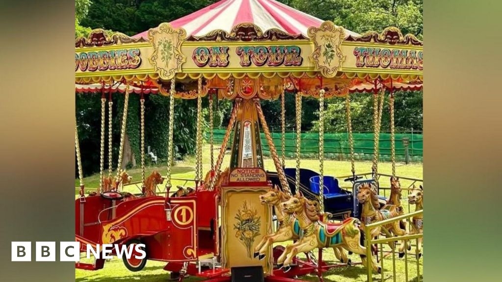 Fairground, cinema and fly-past in Sutton on Sea vintage event