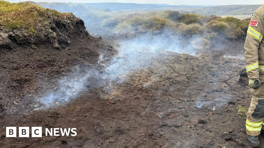 Campfire sparked moorland blaze in Peak District