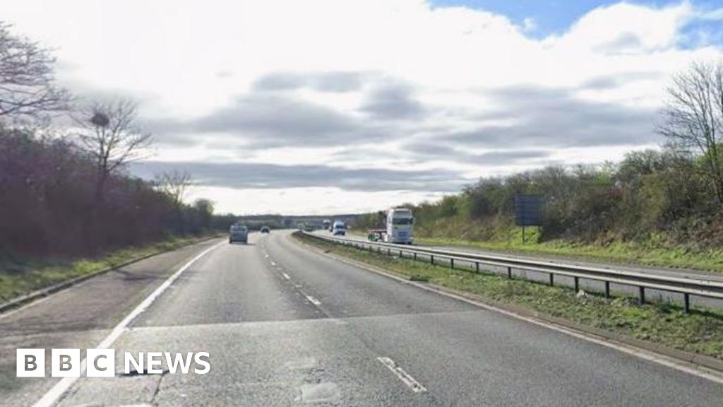 A1 closed near Doncaster after motorbike and lorry crash