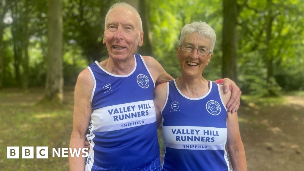 The champion Sheffield couple who took up running in middle age