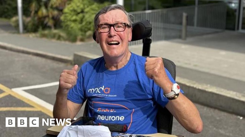 Guildford man with MND takes on world record attempts for charity