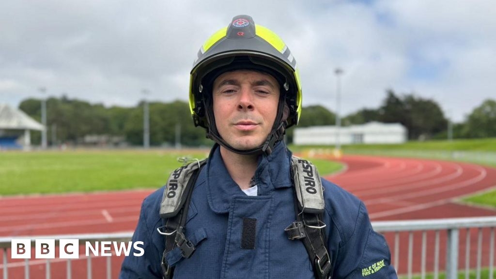 Manx firefighter takes on Parish Walk in full kit challenge