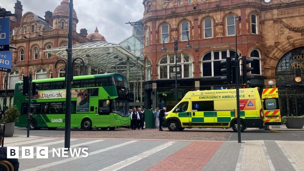 Leeds bus crash: Woman, 79, dies after being hit by double-decker