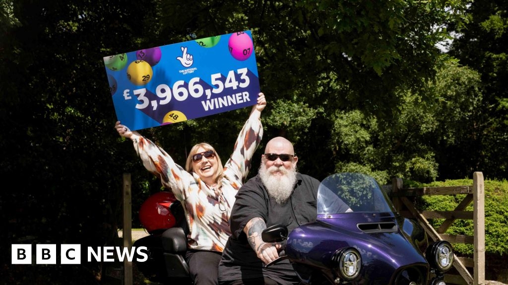 Devon couple plan to slow down after £3.9m lottery win