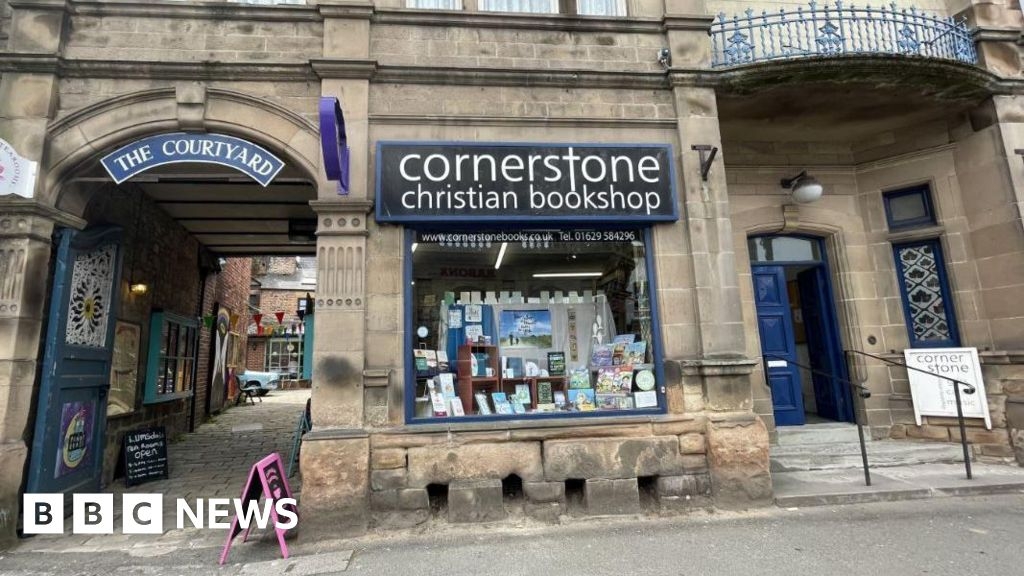 Pride flag moved in Matlock after Christian bookshop complaint
