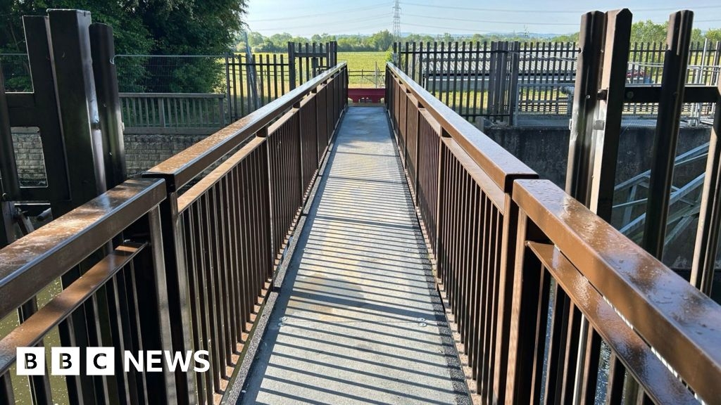 River footbridge reopened after 'essential' work