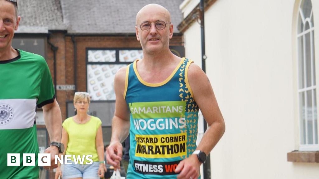 The emotion of a Kenilworth Custard Corner marathon runner