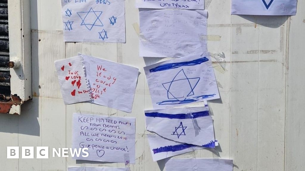 Prestwich: 'We're fighting antisemitic graffiti with love'