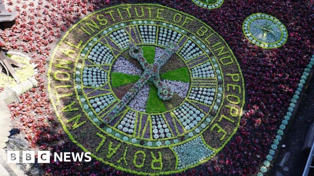 Edinburgh's floral clock celebrates 200 years of braille