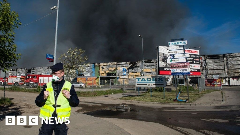 Poland has evidence Russia behind shopping centre fire, says minister