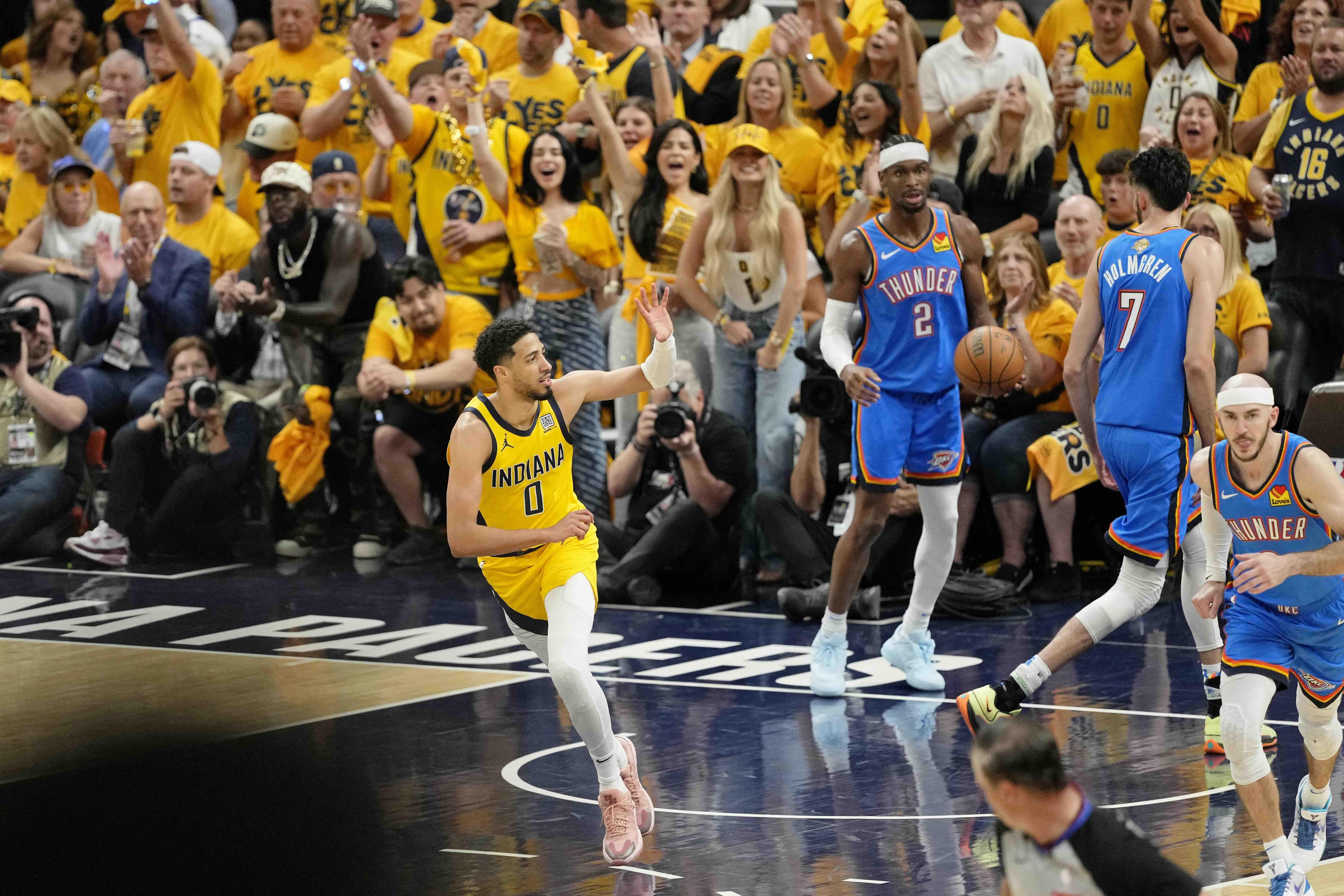 NBA: Pacers cruise past Thunder, send Finals to Game 7
