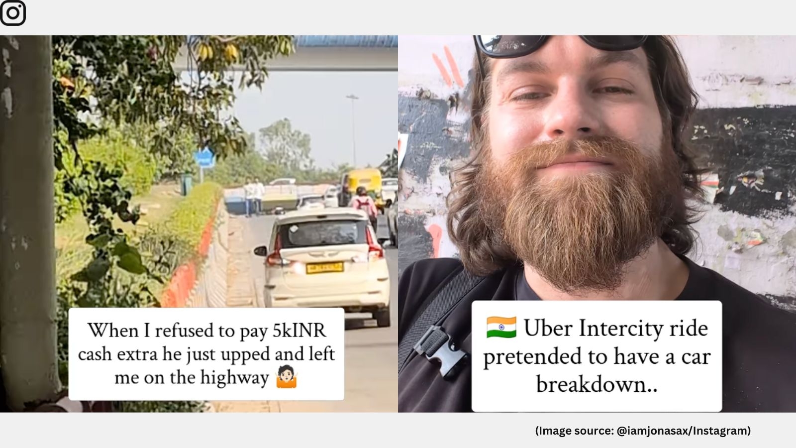 ‘No excuse to behave like this': Swedish tourist claims Uber driver left him stranded on Delhi highway in blazing heat, company apologises