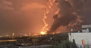 سقوط صاروخ إيرانى بجوار مبنى مايكروسوفت جنوب إسرائيل.. فيديو