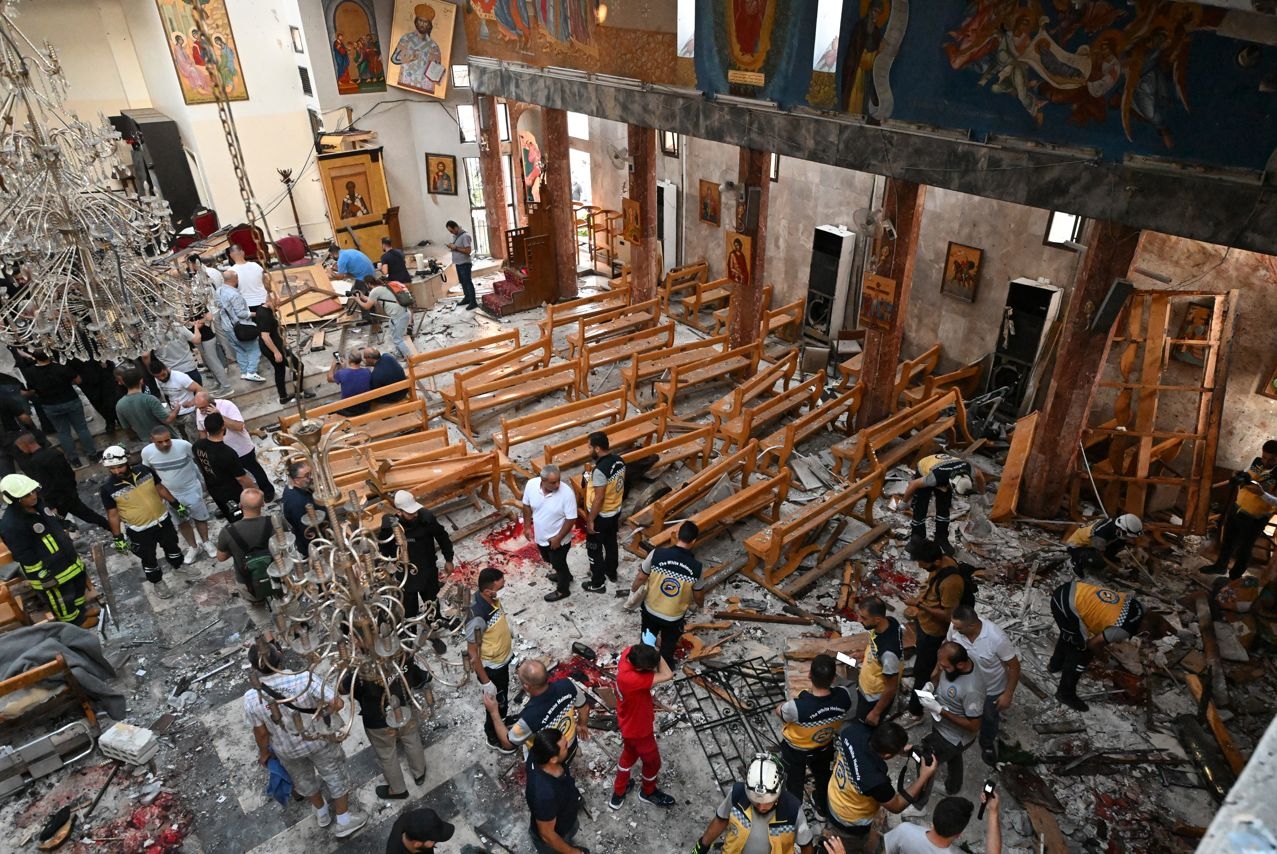 UN's Syria envoy outraged by Damascus church attack