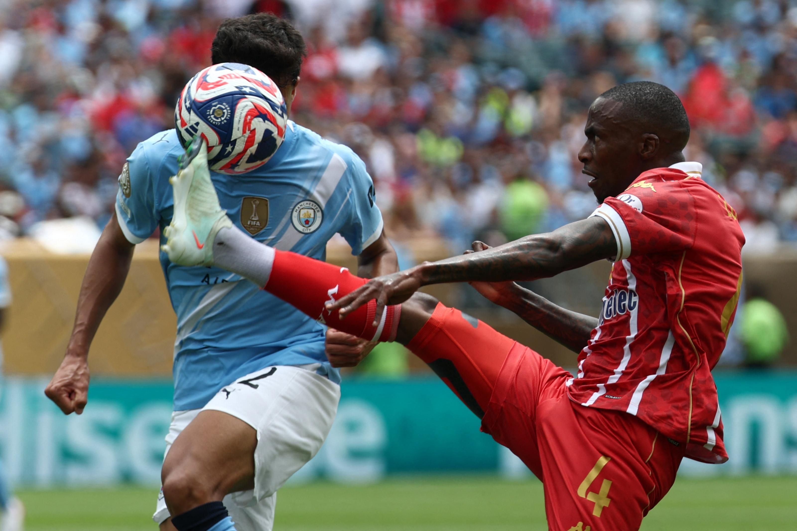 Thembinkosi Lorch may spark Bafana recall after impressing for Wydad against Manchester City in Club World Cup