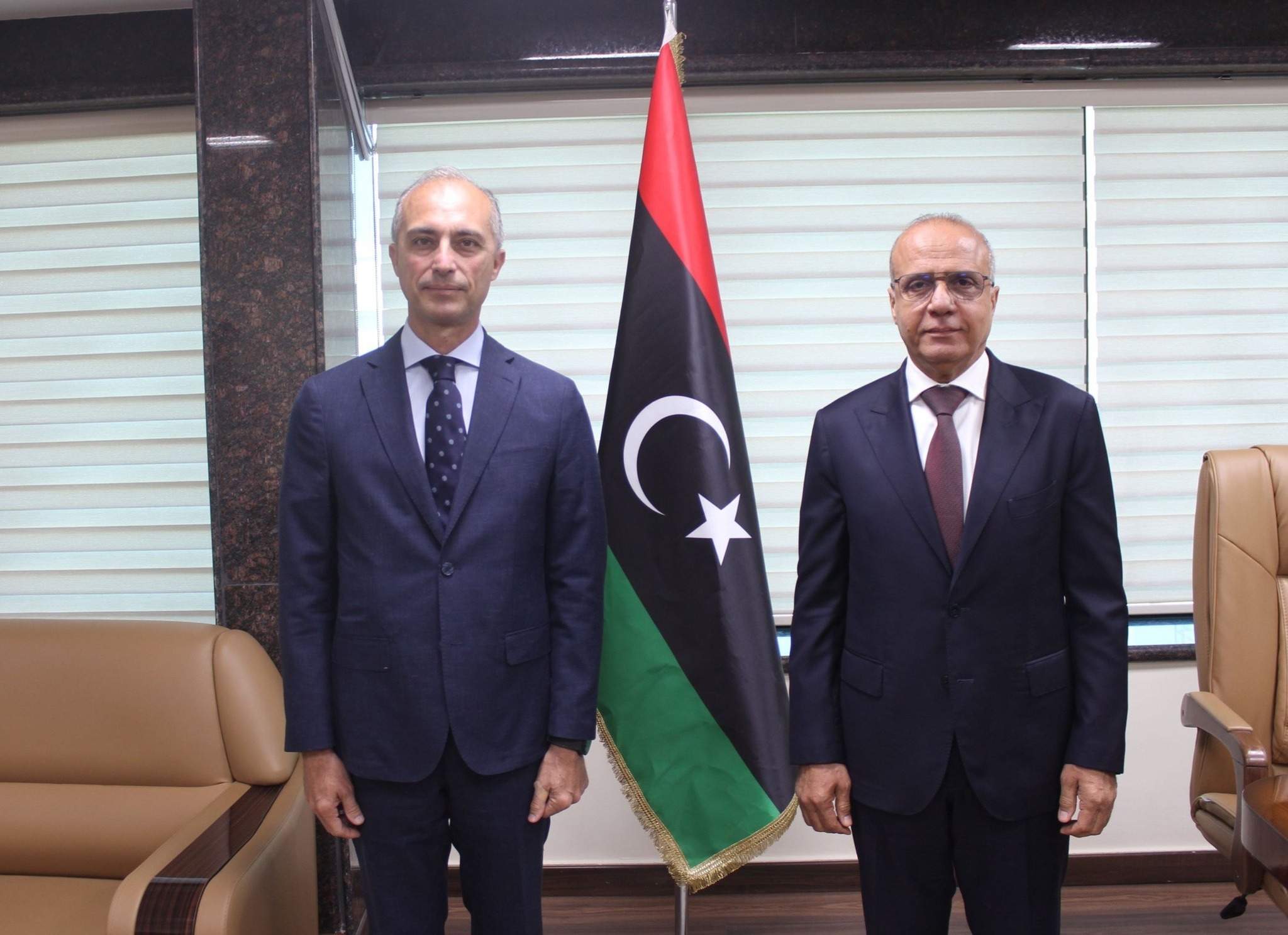 PC Vice President Al-Lafi discusses political developments with Italian ambassador