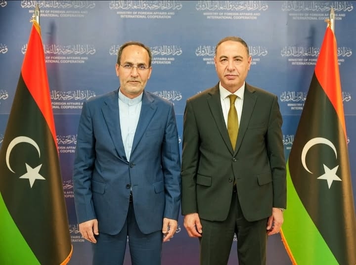 Libya and Iran review regional tensions