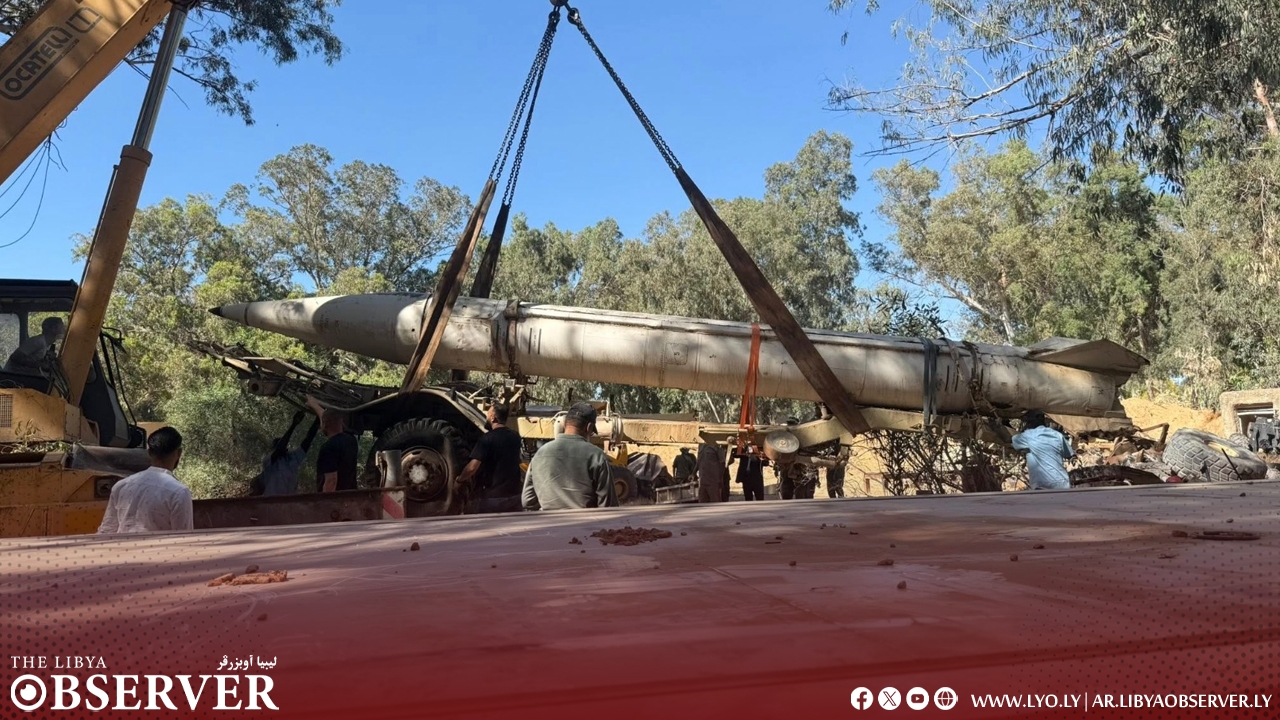 Scud missile removed from residential area in Tripoli